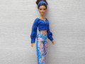 Maxi kalhoty a top pro Barbie