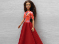 Dlouhé šaty pro Barbie