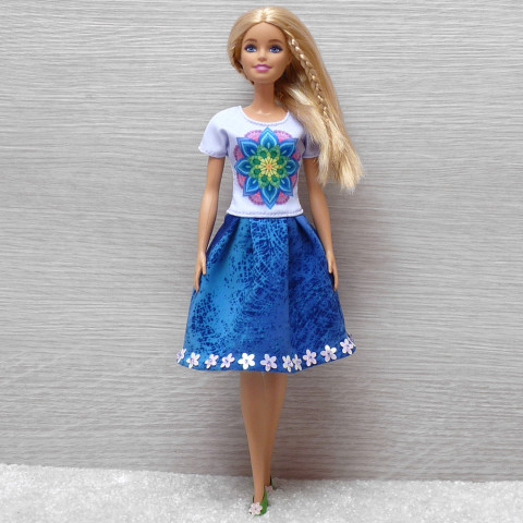 Barevné šatičky pro Barbie šaty pro panenku šatičky pro barbie oblečky pro panenku šaty pro barbie 