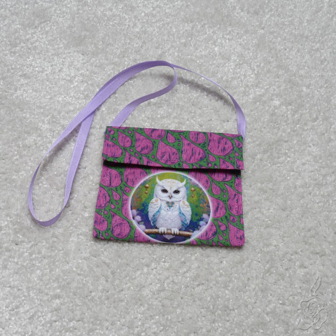 Dětská taštička na krk - sova dětská kabelka malá taštička taštička na krk dětská taštička 