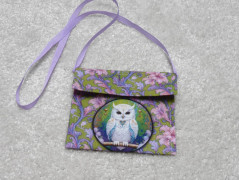 Kulatá kabelka - Zlatohnědá