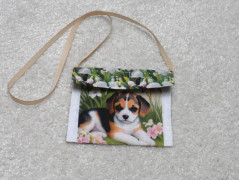 Kulatá kabelka - Zlatohnědá