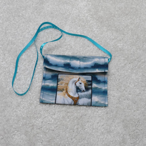 Dětská taštička na krk - kůň dětská kabelka malá taštička taštička na krk dětská taštička 