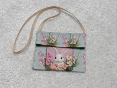 Kulatá kabelka - Zlatohnědá