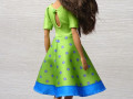 Zelené šatičky pro Barbie