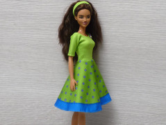 Kulatá kabelka - Zlatohnědá