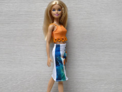 Kulatá kabelka - Zlatohnědá