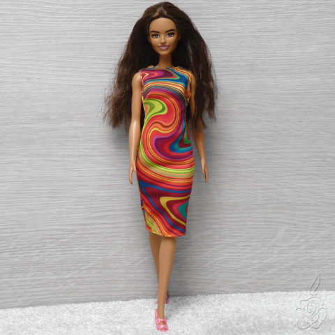 Úzké koktejlky pro Barbie oblečky pro barbie šatičky pro barbie oblečky pro panenku oblečky pro sběratele mini pro barbie 