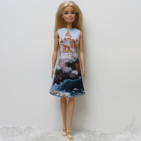 Koktejlky pro Barbie - Zámek oblečky pro barbie šatičky pro barbie oblečky pro panenku šaty pro barbie oblečky pro sběratele 