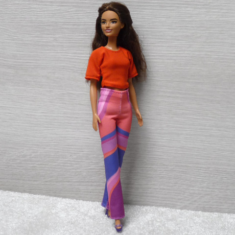 Kalhoty pro Barbie oblečky pro barbie kalhoty pro panenku kalhoty pro barbie oblečky pro sběratele 