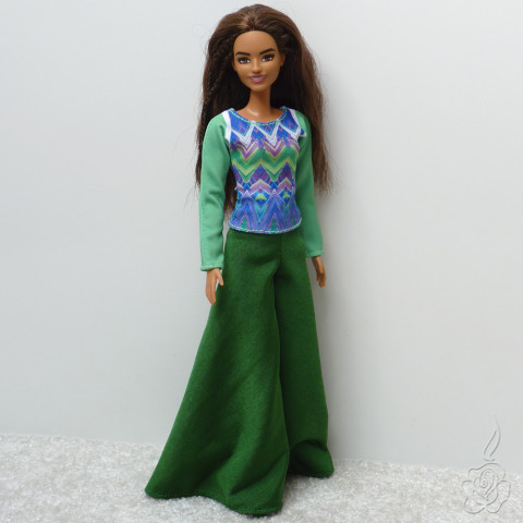 Barevné tričko pro Barbie oblečky pro barbie oblečky pro panenku tričko pro barbie oblečky pro sběratele triko pro barbie 