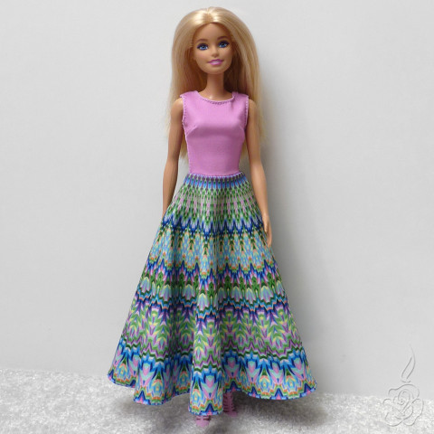 Dlouhé šaty pro Barbie oblečky pro barbie oblečky pro panenku šaty pro barbie dlouhé šaty pro barbie oblečky pro sběratele 